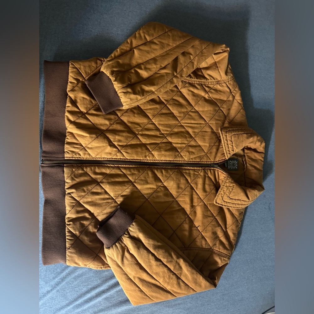 Coco & Shay Quilted Tan Jacket